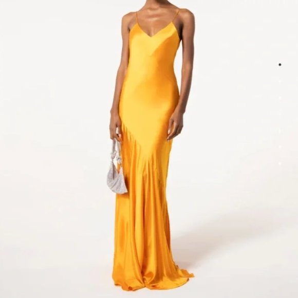 ISO Cult Gaia Crissy Gown in Marigold